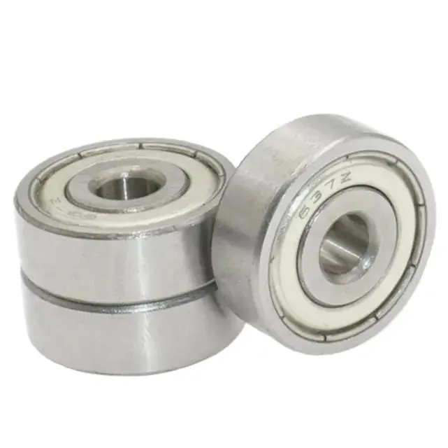 MTZC Low Noise Chrome Steel Deep Groove Ball Bearing 637 zz rs For Turbocharger bearing