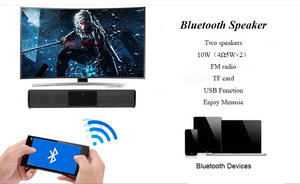 Mini barra de sonido inalámbrica vendedora caliente del altavoz del Bluetooth del con la tarjeta del TF de la Radio de FM y la función del USB - Product Image 5