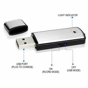 X09 Grabadora de voz USB Grabadora de sonido portátil Mini OICE Pen 32G/16G/8G Mini USB Flash Grabadora de audio digital - Product Image 2