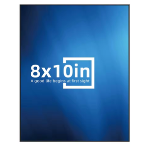 11x17 Front Loading Picture <strong>Frames</strong> Black Aluminum Pattern Poster <strong>Frame</strong> with Real Glass - Product Image 3