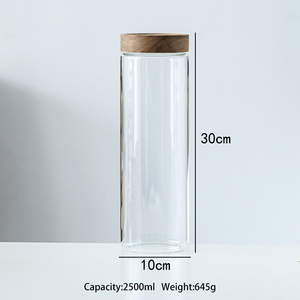 食品保存用ガラス瓶140ml 180ml 250ml 280ml 300ml 360ml 400ml 520mlパスタ保管用 - Product Image 6