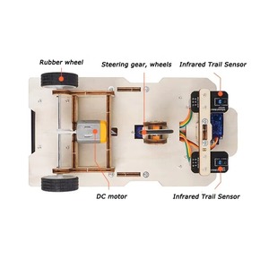 STEM DIY Programmierung Roboter Auto Kit Smart Educational Science Spielzeug Arduino Roboter Programmierung Entwicklung