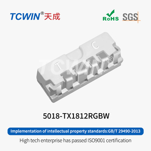 Tcwin Полноцветный Программируемый микросхема Smd светодиодного модуля RGB с одним управлением 256 Grey Class Led 470nm Smd светодиодная система управления приложением - Product Image 5