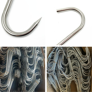 Thép không gỉ butcher thịt Móc cho treo nóng và lạnh hút butchering săn bắn nhà bếp đậm và dài S móc - Product Image 5