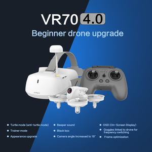 工場マイクロFPVレーシングドローン2.4G小型フープミニFPV初心者向け高度ホールドヘッドレスモードドローン農業噴霧器 - Product Image 2