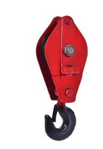 บล็อกรอกสแน็ทช์แบบมัดคู่5 10 20ตันพร้อมตลับลูกปืนแบบใหม่พร้อมตะขอ - Product Image 4