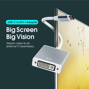 USB集线器DVI适配器类型C Usb集线器端口集线器USB C 3.0 DVI转换器用于PC笔记本电脑手机 - Product Image 2