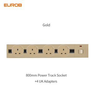 Insertos de adaptador de enchufe de pista de alimentación recién llegados con 4 enchufes Tipo de producto de alto rendimiento para conexiones eléctricas - Product Image 2