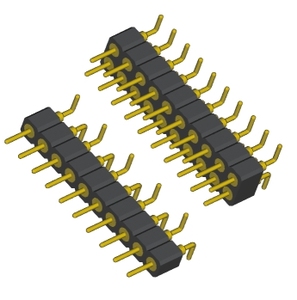 2.54mm Machined Pin <strong>Header</strong> SMD <strong>L</strong>=10.0mm Single Row Round Pin <strong>Header</strong> SMT Pcb Connector - Product Image 5