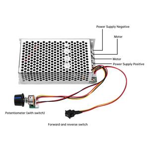 <strong>PWM</strong> DC Brushed Motor Governor Industrial DC10-50V 100A 3000W Motor <strong>Controller</strong> <strong>Programmable</strong> PLC Control Dimming - Product Image 2