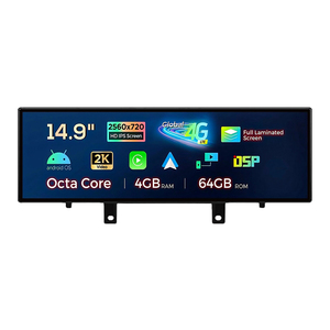 BMW E60 14.9&quot; Android Touch Screen GPS Navigation WIFI Carplay Android Auto Audio Stereo for 2004-2017 <strong>CCC</strong> BMW E60 - Product Image 1