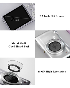 CMOS Sensor กล้องดิจิตอล8.0ล้านพิกเซลกล้องตรวจจับใบหน้ากล้อง4K สำหรับ Vlog - Product Image 5