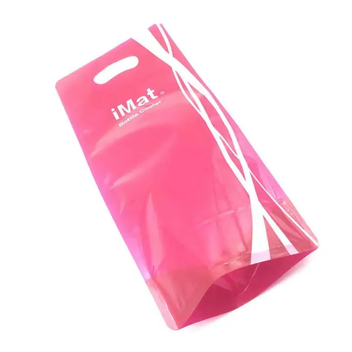 Embalagem alimentar marrom sacos de papel de natal, embalagem com alças compra victoras secret rosa