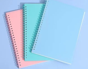 A5 xoắn ốc máy tính xách tay dày nhựa bìa cứng Đại Học Cai Trị 7mm dòng 4 màu 80 tờ-160 trang Tạp Chí da A4 - Product Image 2