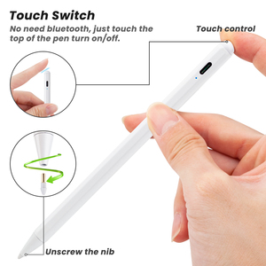 Ipad 9th & 10th Gen Pro用カスタムロゴ磁気スタイラスペンAppleペン用高感度高速充電アクティブスタイラス - Product Image 5
