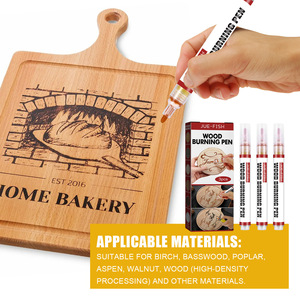 Sıcak satış evde mürekkep tekdüzelik ahşap işareti çocuklar DIY Pyrograph kalem eğlenceli projeler oluşturabilirsiniz - Product Image 4