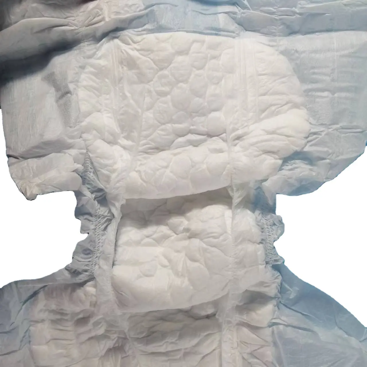 Großhandel Einweg-Leck-Barriere Feuchtigkeitsanzeige superabsorbierende Inkontinenz-Diasper Baumwolle bedruckte atmungsaktive PE-Folie