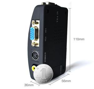 将影音信号转换为VGA，用于传统显示器复古游戏和家庭影院NTSC/PAL复合RCA到VGA适配器 - Product Image 4