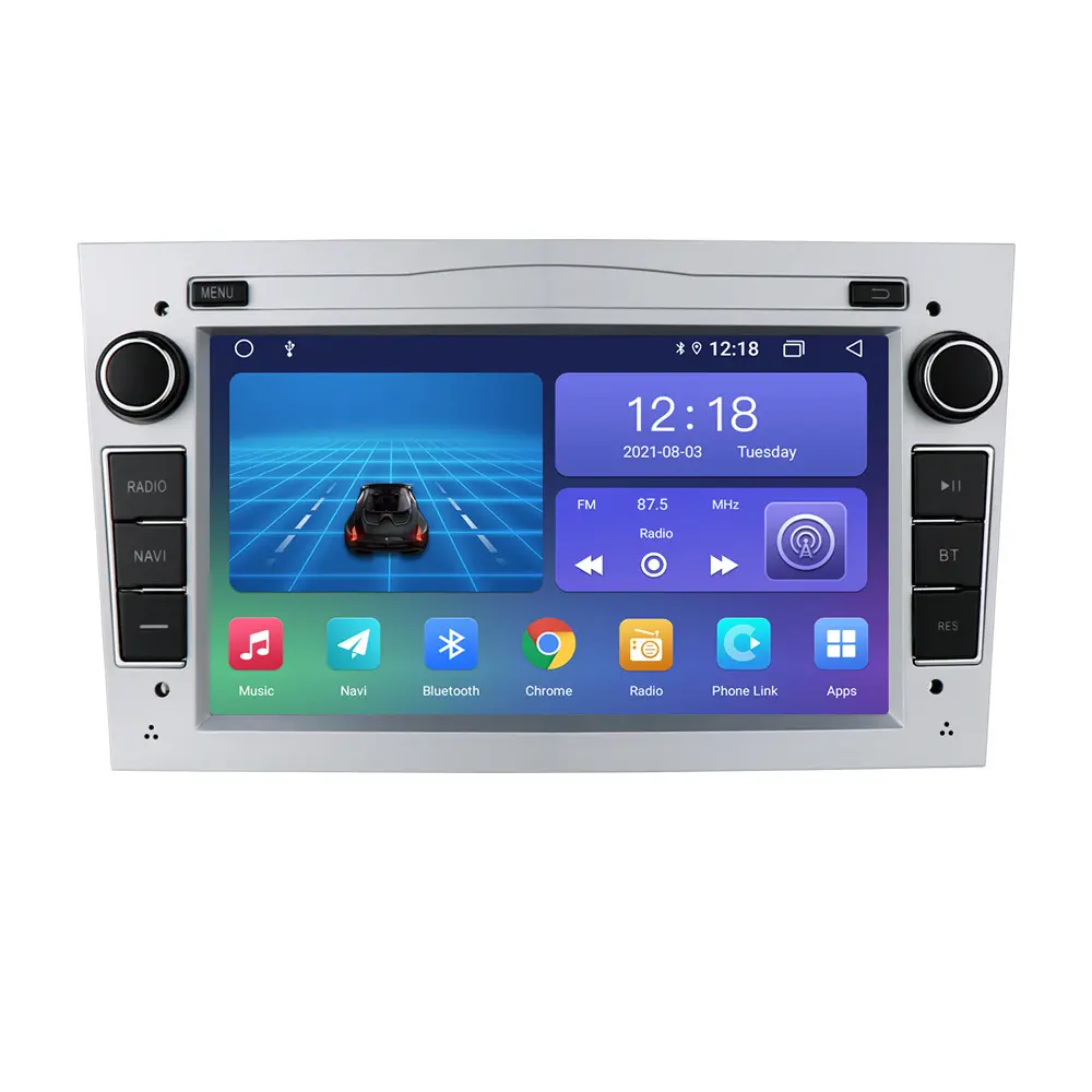 Rádio automotivo de 2 din, android 10.0, navegação gps, wi-fi, bt, fm, áudio para opel corsa/astra/vectra/zafira/combo