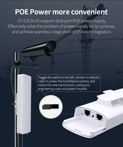Outdoor Wifi Router 10km Long <strong>Range</strong> <strong>Wireless</strong> Bridge ap 5.8G Cpe Poe <strong>Network</strong> Access Point Wi-fi <strong>Extender</strong> for Ip Cctv Camera - Product Image 6