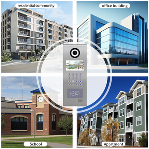 Thinmoo 4.3 Inch Video <strong>Intercom</strong> <strong>System</strong> with Multi-apartment Video Door Phone <strong>Access</strong> Control Video <strong>Intercom</strong> for Apartment