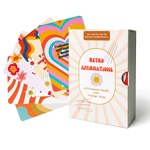 Manufacture OEM Positive Affirmation Cards With Paper Boxes Memory Card Game Flash Card Printing Services