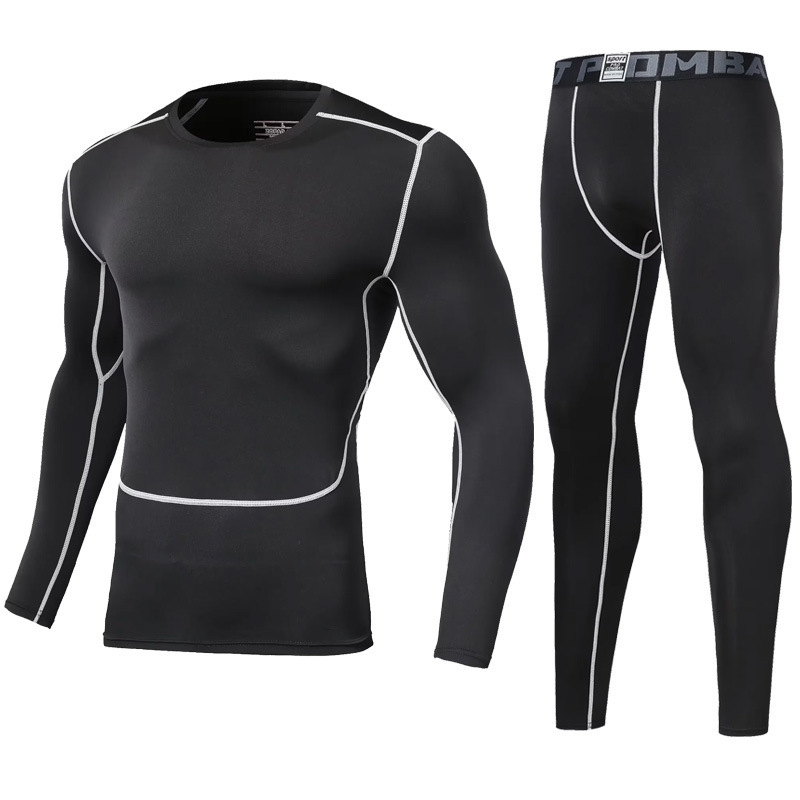1803 haut noir et gris + 1805 pantalon noir et gris