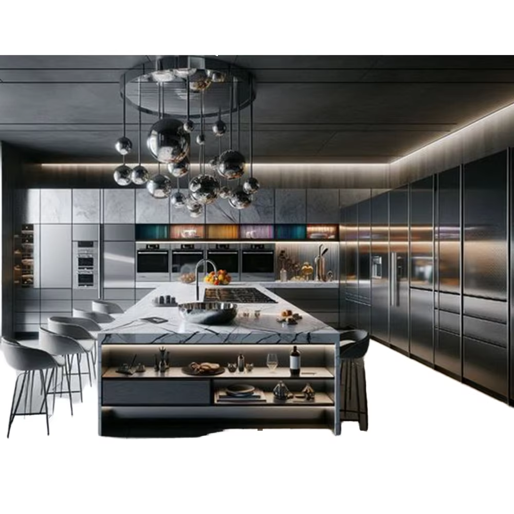 lacquer kitchen cabinet