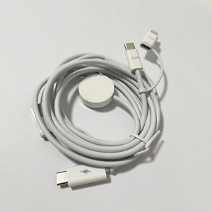 6 in 1 USB C Cable for <strong>Apple</strong> Watch Charger 65W Max USB C to USB C Fast Charging Cable Cord For iWatch Ultra iPhone iOS Android - Product Image 4