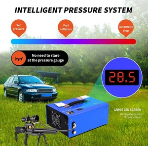 PCPエアコンプレッサー自動停止、300bar/<span class=keywords><strong>4500psi</strong></span>/30Mpa、オイル/水なし、8MMクイックコネクター<span class=keywords><strong>HPA</strong></span>、12v/110v/220V