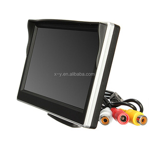 Monitor LCD de 5 pulgadas para coche, minipantalla IPS independiente AHD de 12V con entrada BNC de línea de guía, CVBS, precio más bajo - Product Image 1