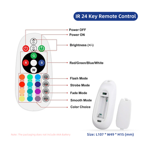 220V RGB LED Strip IR Wireless Dimming telecomando Controller 1000W Dimmer per 4 fili 3 canali PWM segnale di colore barra luminosa - Product Image 6