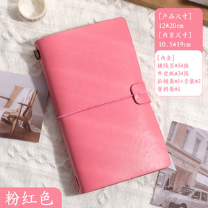 Fabrika toptan 5 yüzük M5 doldurulabilir gevşek yaprak Spiral bağlayıcı elastik bant çok renkler <span class=keywords><strong>Mini</strong></span> cep yumuşak PU deri promosyon - Product Image 4