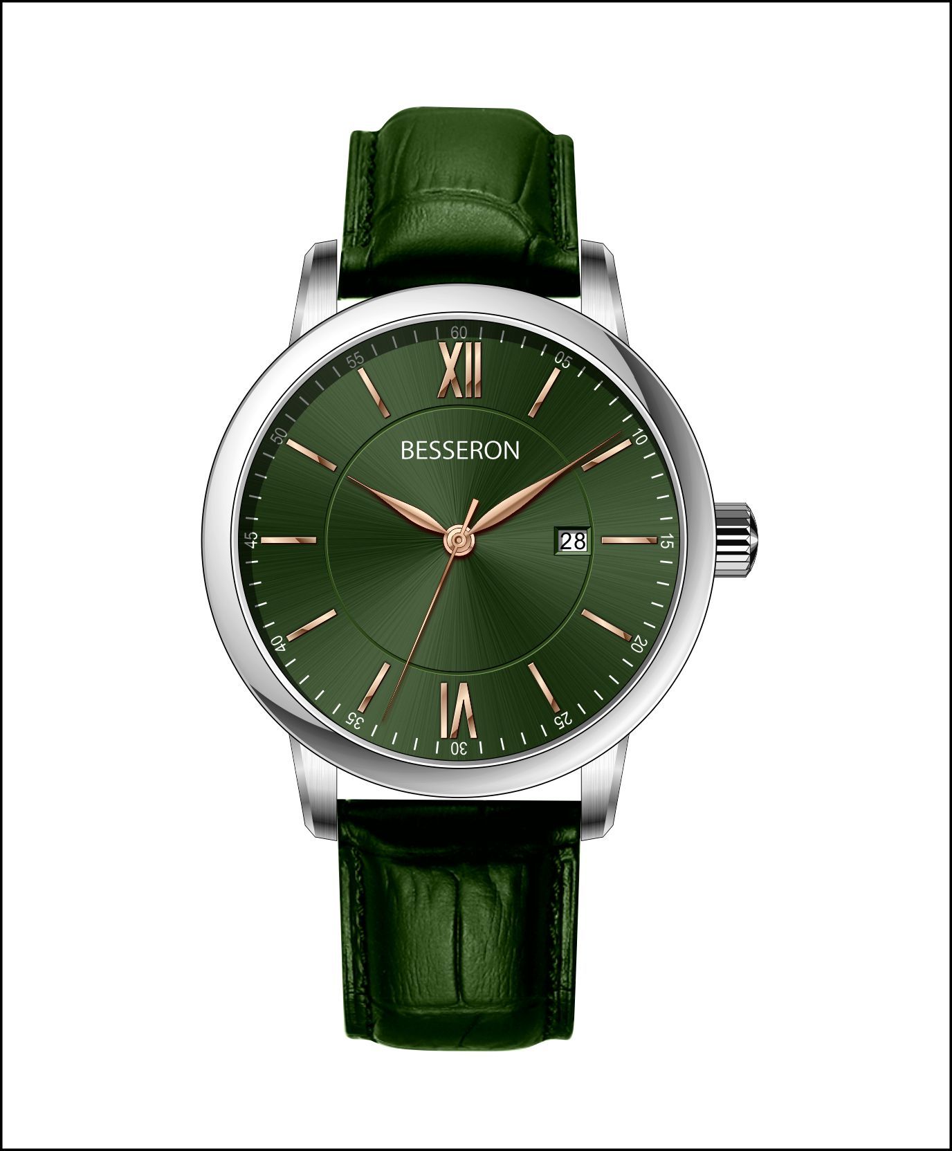 montre en cuir simple 07