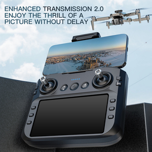 Akıllı engel kaçınma GPS profesyonel 4K kamera Drones 5G WIFI FPV Video 4.5 ''büyük ekran uzaktan kumanda SG109 Drone - Product Image 5