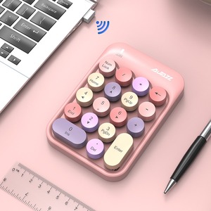 AJAZZ AK18 2,4G inalámbrico Notebook computadora de escritorio teclado numérico 18 teclas Mini teclado externo Retro teclados de máquina de escribir - Product Image 3