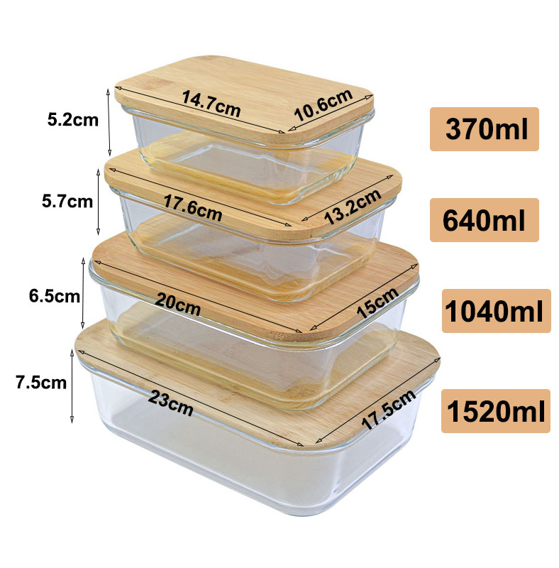glass food container
