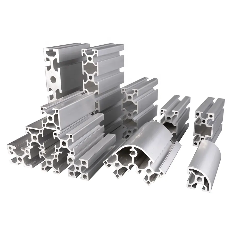40x40 perak anodized Paduan aluminium bagian produsen