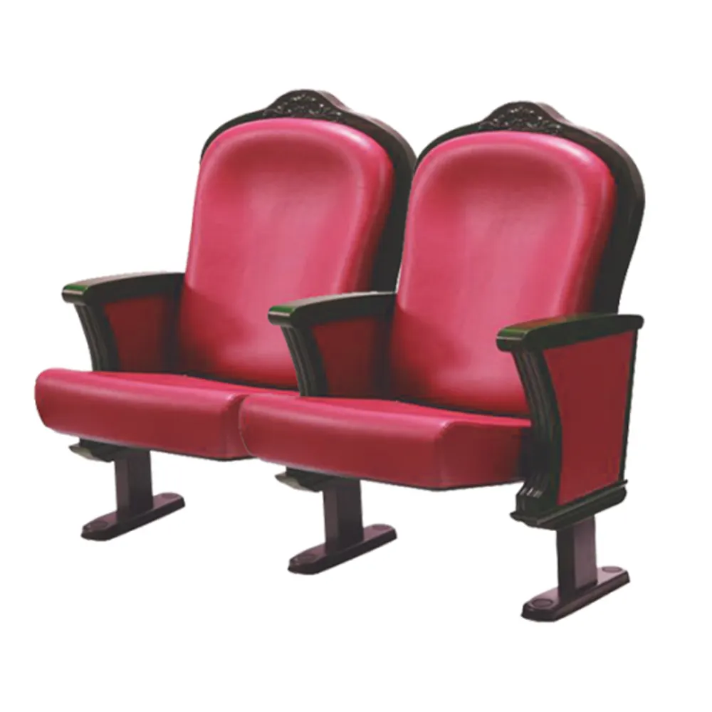 Silla de Iglesia personalizada de alta calidad, sillón de auditorio universitario para teatro, suministro de fábrica