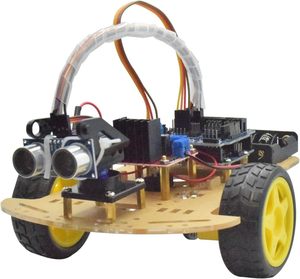 Smart Robot Car Chassis Kit mit UNO R3-Modul-DIY-Lernspiel zeug zur Verfolgung von Hindernissen zur Vermeidung von Hindernissen