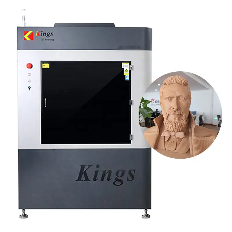 핫 세일 In 2022 KINGS 큰 Size 600*600*400mm 산업 3D Printing 기계 Best Price 왕 600Pro SLA 3D 기계 Printer