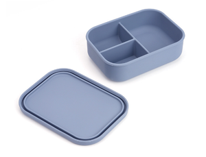 批发定制无双酚a食品级硅胶防漏食品储存容器可折叠便当盒 - Product Image 3