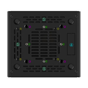インテルAlder Lake N100/N305クアッドコアFanless Mini PC 5 LAN 2.5ギガビットDDR5ルーターPfsenseファイアウォールネットワーク在庫 - Product Image 4