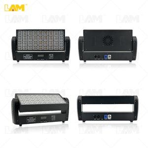 ไฟแอลอีดีแบบมีไฟแอลอีดีติดบนศีรษะแบบ3in1 RGB + ไฟ LED สีขาวเย็นสำหรับดีเจ DMX ไฟแมทริกซ์เวทีแสงพิกเซลควบคุมโซน - Product Image 5