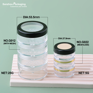 <strong>5ml</strong>/10ml/15ml/20ml/25ml Loose Powder <strong>Container</strong> <strong>Stackable</strong> Makeup Travel <strong>Container</strong> Cosmetic Packaging with Custom logo - Product Image 4