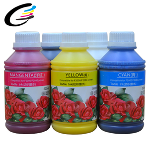 FCOLOR <strong>500ml</strong> <strong>White</strong> Direct Printing Refill <strong>Ink</strong> DX5 DX7 DTG Textile <strong>Ink</strong> for Direct Printing <strong>Ink</strong>
