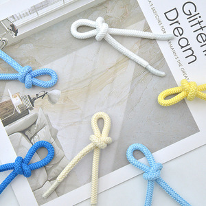 Cuerda Elástica redonda de colores para ropa, cordón de 3mm -5mm, de poliéster envuelto en varios colores - Product Image 3