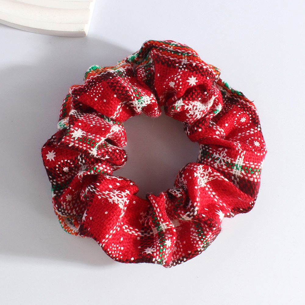 J0587 - Estilo Navideño - Rojo Copo de Nieve