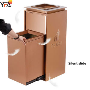 Latas De Lixo Comercial Do Lobby Do Hotel Lixo Duplo Lixo Pode Resíduos <span class=keywords><strong>Bin</strong></span> Cinzeiro Com Caixas De Classificação De Resíduos De Metal