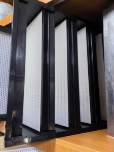 Carta da filtro in fibra di vetro PP Ultra Fine di alta qualità a forma di V nuova industria filtro combinato per il sistema di purificazione filtrante - Product Image 3